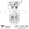 Trevi Boost Exposed Shower Valve E9105AA Dimensions